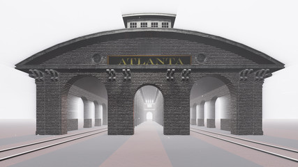 The Atlanta railroad