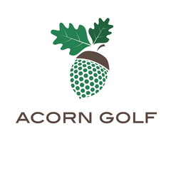 Illustration of concept acorn golf. Vector © UVAconcept