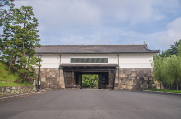Fototapeta na wymiar 皇居、江戸城の桜田門