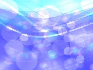 Blue background with abstract circles