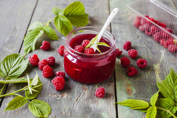 jam and raspberry
