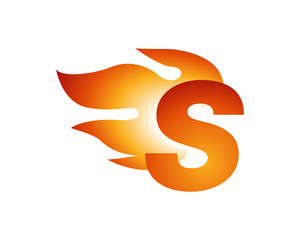 letter rapid fire s logo