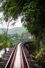 Obraz premium Railway in remote areas