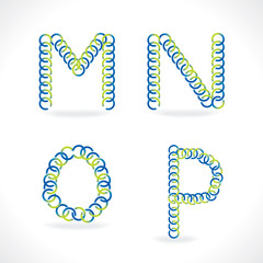 creative alphabet school education concept vector illustration