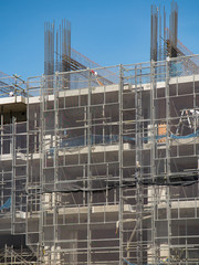 大規模マンションの建設現場