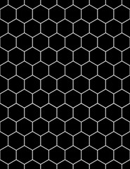 Seamless wallpaper pattern. Background in the form of hexagons
