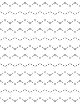 Seamless wallpaper pattern. Background in the form of hexagons