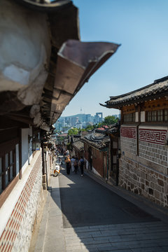 Bukchon Hanok Village in South Korea