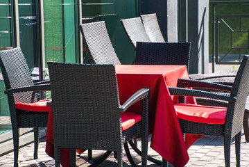 outdoor cafe