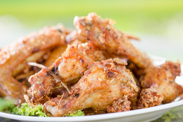 Fried chicken wings