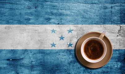 coffee and flag