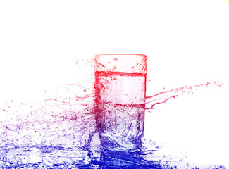 The movement of water