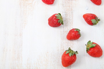 Ripe strawberries