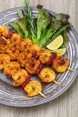 Prawn skewer