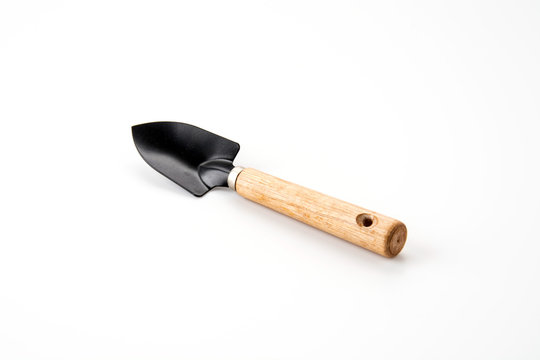 trowel or spade on white background