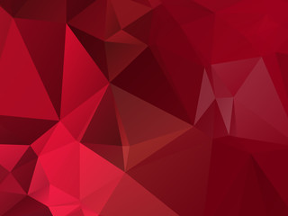 Obraz premium Czerwone tło trójkątne