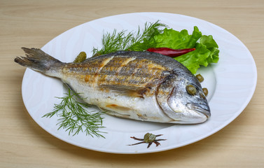 Grilled dorado