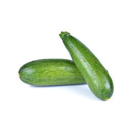 fresh  zucchini isolated on white background