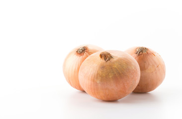 onion isolated on white background