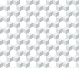 Geometric seamless background with cubes.