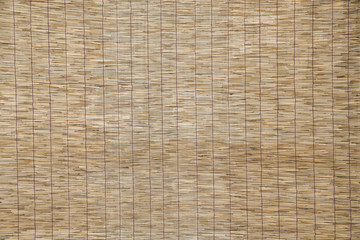 Texture of bamboo mat