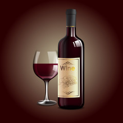 red wine banner