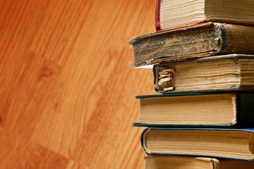 Pile of old books