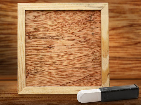 Blank new square wooden frame
