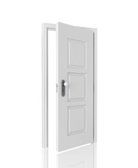 Naklejka premium Open door