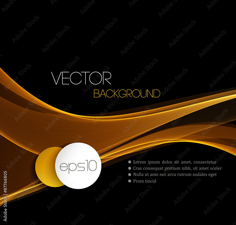 Aufkleber Smooth wave stream line abstract header layout. 