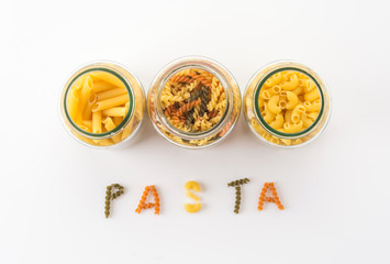 Italian spaghetti pasta dried food