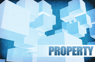 Property on Futuristic Abstract