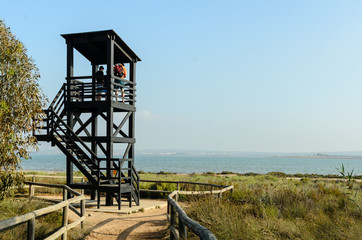 Watchtower in the lagoon
