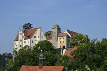 Fototapeta na wymiar Schloss Hohnstein
