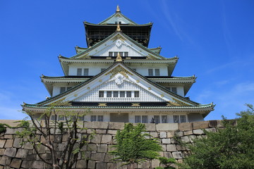 Fototapeta premium 大阪城と大阪ビジネスパーク