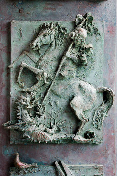 Bronzerelief