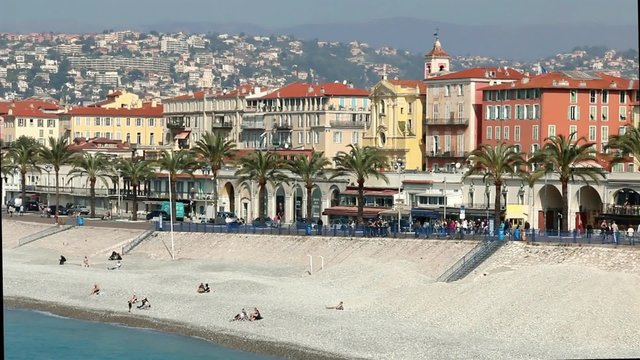 La baie des Anges à Nice