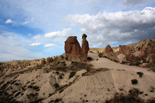 Landschaft in Kappadokien
