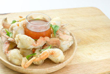 Deep fried crab legs