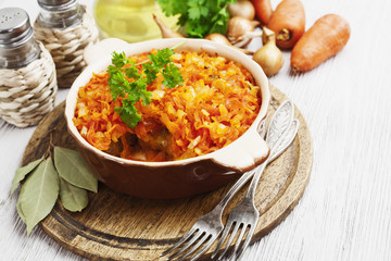 Fish with vegetables