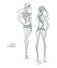 Fashion Model Sketch