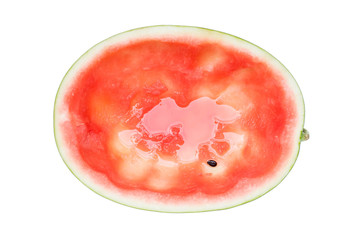 Watermelon rind isolated