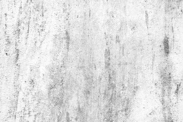 old grunge cracked white concrete wall