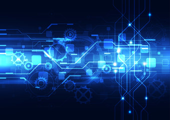 abstract vector hi speed technology background illustration