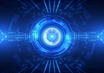 abstract vector hi speed internet technology background illustration