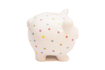 Piggy bank isolated on white background