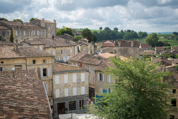Fototapeta na wymiar Le village de Saint-Émilion