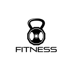 Fototapeta premium fitness weight vector design template
