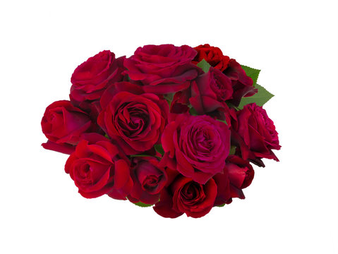 Bouquet of red roses