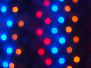Obraz premium Defocused colored lights out of focus